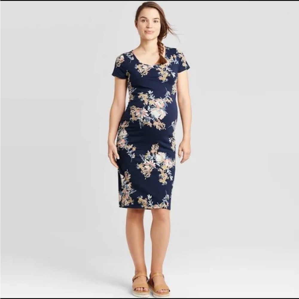 Isabel Floral Maternity Dress